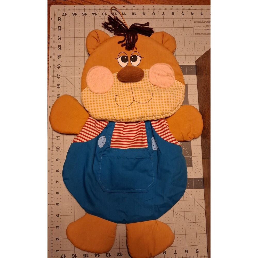 Vintage 1980s Russ Berrie BooBoo bear pajama holder